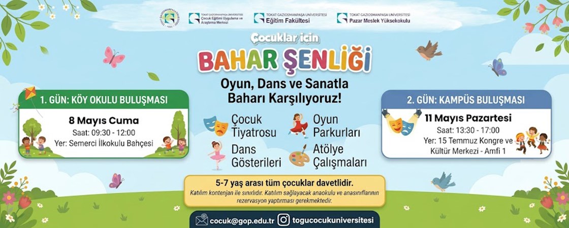 Çocuklar İçin Bahar Şenliği